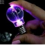 Colorful LED key chain  round lamp bulb