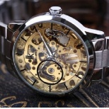IKcolouring  98134-1 New original double-sided hollow men business mechanical watches fashion personality male form