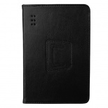 Black Folio Leather Stand Case for Ainol Novo 7 Crystal
