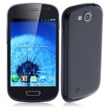 Mini I9300 Smartphone Android 2.3 SC8810 1.0GHz 4.0 Inch WiFi FM -Dark Blue
