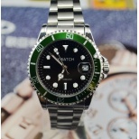 Cool Automatic Watch J233- Male Steel Skeleton Auto Mechanical Watches Steel Band Wristwatch