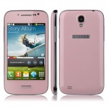 M-HORSE S4 mini Android Phone Android 2.3 SC6820 4.0 Inch WIFI FM - Pink