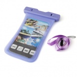Waterproof Dry Pouch Bag Protector Case Cover For All Android Phone/iPhone 5 - Purple