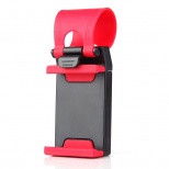Retractable Silicon Car Steering Wheel Android Phone Socket Holder Clip 
