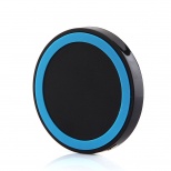 Q5 Portable Mini Wireless Charger Pad for Qi Compliant Devices Blue&Black
