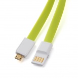 Le touch Vogue L Quality Micro USB Cable 1.2m Flat Cable Gold-plated 7 Colors