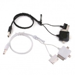 4-in-1 Zipper Design Data Charging Cable 2-color