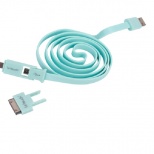 Le touch iComsta 3-in-1 USB Combo Sync and Charge Cable for iPhone iPad Smart Devices Green