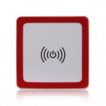 C500 Mini Qi Wireless Charger Pad Transmitter for Nexus 4/5/7 iPhone 5/5S White-Red