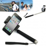 Extendable Camera Shooting Handheld Monopod Holder for iPhone Android Phone Black