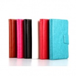 Universal 4.7-5.0 inch Protective Sucker Stand Leather Case Cover for Android Phones