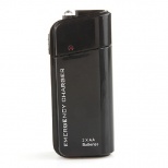 Portable Emergency Charger 2 AA Batteries Charger Flashlight
