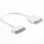 30-Pin Male to 30-Pin Male Cable For iPad iPhone 4/4S White