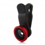 3 In 1 Universal Clip Android Phone Lens for Android Phones iPhone 4 4S iPad Red