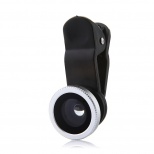 3 In 1 Universal Clip Android Phone Lens for Android Phones iPhone 4 4S iPad Silver