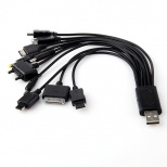 Portable 10 In 1 Universal USB Charger For Laptop PC Android Phone