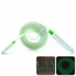 PZ-33 Micro USB Interface Colorful  Charging and Data Transfer Cable for Android Phone - 80cm Green&White