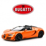 Rastar car model Bugatti remote control car boy children toy car 1:14 Orange