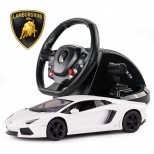 Rastar car model Lamborghini LP700 remote control car boy children toy car White