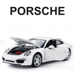 Rastar car model Porsche 911 boy children toy car White