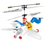 Syma S2 RC Pegasus RC Helicopter Remote control flying horse toy with GRYO Red