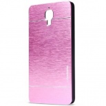 Stylish Plastic and Metal Protective Case Cover for Xiaomi 4 Pink