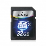 J-like High-Speed SD SDHC Memory Card 32GB Class 4