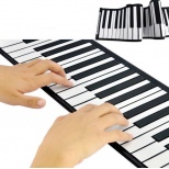 Bora Portable Flexible Electronic MIDI Roll-Up 61 Soft Keys Folding Piano Keyboard