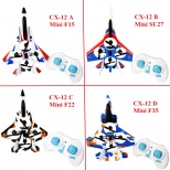 Cheerson CX-12 Mini F15/SU27/F22/F35 Fighter 2.4G 4CH 6 Axis LED RC Quadcopter Drone with Retail Package