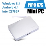 PIPO X7s X7 Dual Boot Intel Mini PC Windows 8.1 & Android 4.4 Intel Z3736F Quad Core 2G RAM 32G ROM WiFi Bluetooth