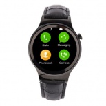 NO.1 S3 Round Dial Smartwatch Phone MTK2502 Heart Rate Monitor Sleep Monitor Thermometer Water-resistance Bluetooth 4.0