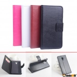 Leather Flip Cover Case Protective Case Stand for MEIZU MX5 Smartphone