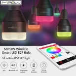 MIPOW Smart LED E27 Bulb RGB Light Dimmable APP Group Remote Control Energy Saving Scene Lamp for iPhone 6S/6S Plus/ 6/6 Plus
