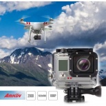 Amkov AMK5000S Wireless WiFi Waterproof Sports Action Camera 1080P FHD / Digital Display Sport DV / Sunplus 6330M Chipset
