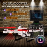 WLtoys V686G 4CH 5.8G FPV Real Time Transmission 2.4G RC Quadcopter with 2.0MP Camera Headless Mode Auto-Return Function 