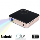 HaiWay H3000 Smart Android 4.4 DLP Projector 1GB 8GB 150 Lumens 854 x 480 Pixels 2.4G 5G WiFi Bluetooth 4.0 Connectivity 