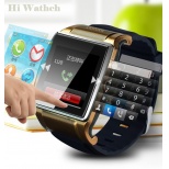 New 2015 Hot Bluetooth Smart Watch Hi Watch 2 2.0MP Camera waterproof WristWatch Dial/Remote Support SIM Card and TF Card