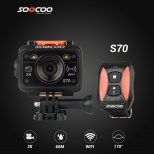 SOOCOO S70 Action Camera 2K@30fps 1080p@60fps 60M Waterproof Build-in WIFI with Watch Remote Control
