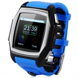 GT68 Smartwatch Phone MTK6261 Compass Heart Rate Monitor Music Playing Anti-lost Water-resistance Built-in Camera Bluetooth GPS NFC
