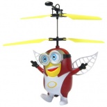 Minion in Red and White IR Remote Control Helicopter Double Propeller 