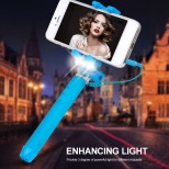 Suprme Mini 3S Extendable LED Light Selfie Stick Camera Tripod Monopod Take Photos For IOS Android Smart Phone Selfie