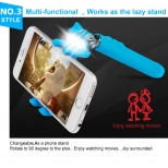 Suprme Mini 3S Extendable LED Light Selfie Stick Camera Tripod Monopod Take Photos For IOS Android Smart Phone Selfie