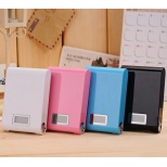 Power Bank 12000mAh Dual USB Backup Powerbank LCD Portable Charger Universal External Battery For Mobile Phone 
