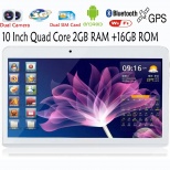 HDC SPEED 10inch 3G Phone Call Quad Core Tablet PC Android 4.4 2GB RAM 16GB ROM ...