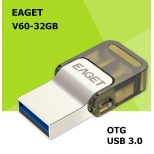 EAGET V60 USB 3.0 16GB 32GB Smart Phone Tablet PC USB Flash Drives OTG External Storage Micro USB3.0