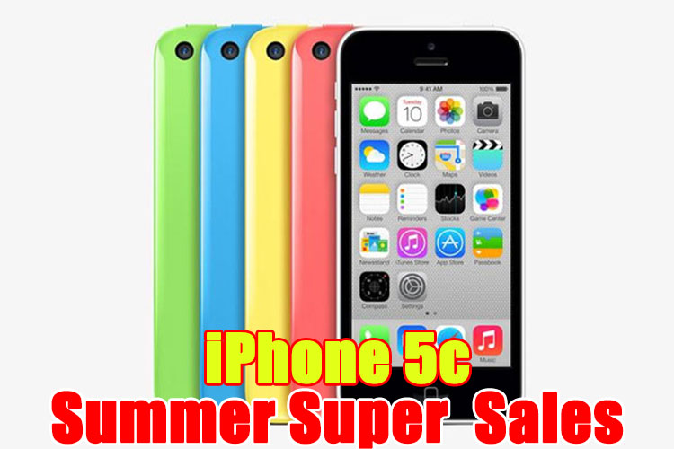 Apple iPhone 5C 8GB- A6 Dual Core 4" Retina IPS 8MP Smartphone GPS IOS Unlocked Phone Used