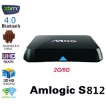 M8S- Android 4.4 TV Box 2G RAM 8G ROM Quad Core Amlogic S812 4K AP6330 WiFi Home Theater TV Box