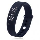 W5 Smart Wristband 3D Pedometer Watch- Real-time Temperature Display Sleep Monitor Silent Alarm Date Time