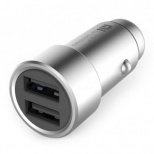 Xiaomi Fast Charging Car Charger Metal Style Dual USB Output / 5V 2.4A Quick Charging / 12 - 24V Input / High Power Conversion Rate