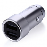 Xiaomi Fast Charging Car Charger Metal Style Dual USB Output / 5V 2.4A Quick Charging / 12 - 24V Input / High Power Conv